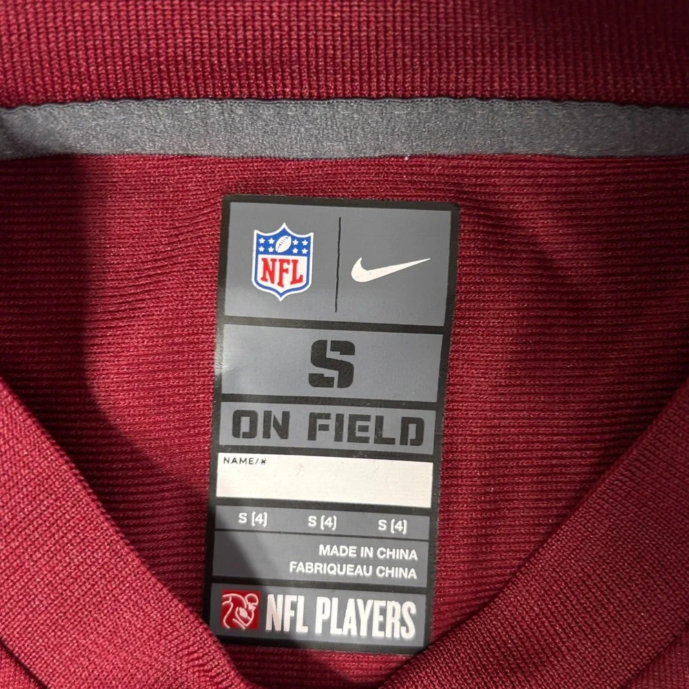 NEW Washington‎ Commanders Jersey Youth S-4 Red Nike NFL On Field Football